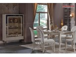 Set Living alb de Lux - Model lucios Modern Elegant Elite gold