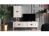 Mobilier TV alb Modern Unitate Tv pentru Living cu Design Elegant - Veyron Gold